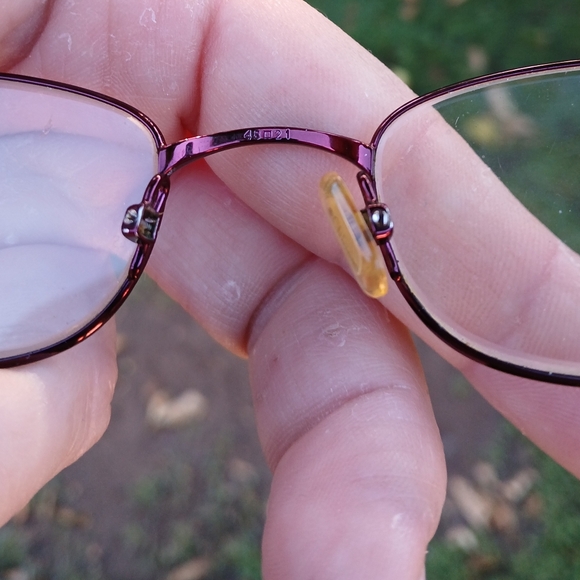 Vintage Chloe CL1187 C04 135 Purple Eyeglasses. Made in France  - Picture 8 of 16